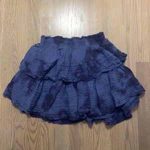 AMERICAN EAGLE Tie Dye Ruffle Skirt